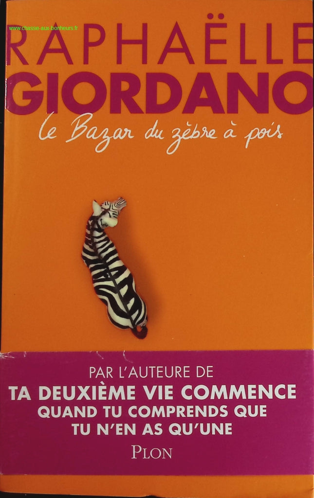 Le bazar du zèbre à pois Raphaëlle Giordano livre occasion – roman développement personnel bonheur confiance en soi feel good - livre