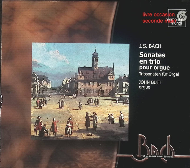 Bach John Butt Sonates en Trio pour Orgue CD musique classique baroque orgue - Compact Discs - CD