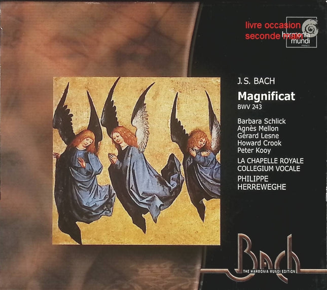J.S. Bach Philippe Herreweghe Barbara Schlick Agnès Mellon Gérard Lesne Howard Crook Peter Kooy La Chapelle Royale Collegium Vocale Magnificat CD musique classique baroque chœur et orchestre - Compact Discs - CD