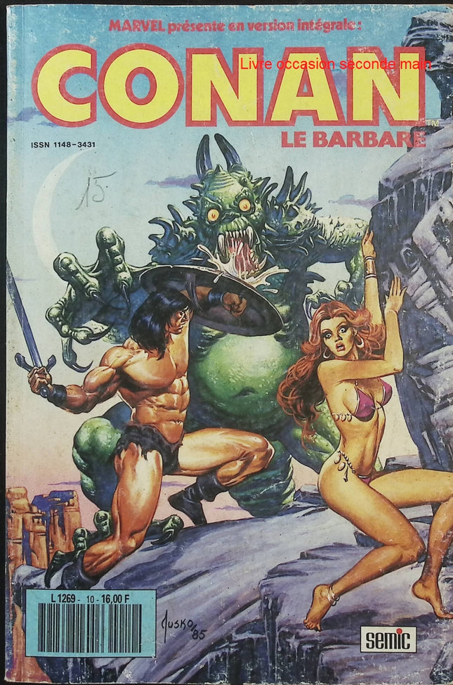 Conan Le Barbare N°10 – Marvel Comics Semic – Comics Conan vintage d’occasion - Livre BD