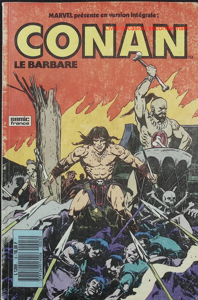 Conan Le Barbare N°3 – Marvel Comics Semic – Comics Conan vintage d’occasion - Livre BD