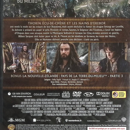 Le Hobbit - La bataille des Cinq Armées - Ian McKellen - DVD