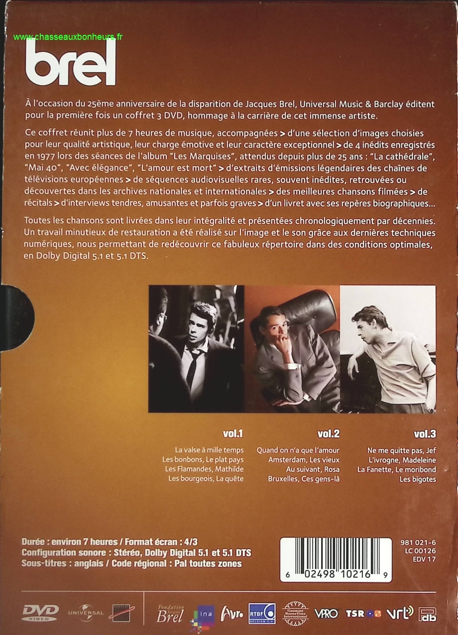 Comme quand on était beau - Jacques Brel - DVD