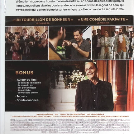 Le Sens de la fête - Jean-Pierre Bacri - DVD