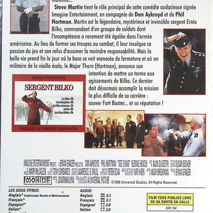 Sergent bilko - Steve Martin - DVD