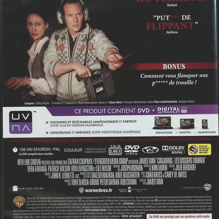 Conjuring - Patrick Wilson - DVD