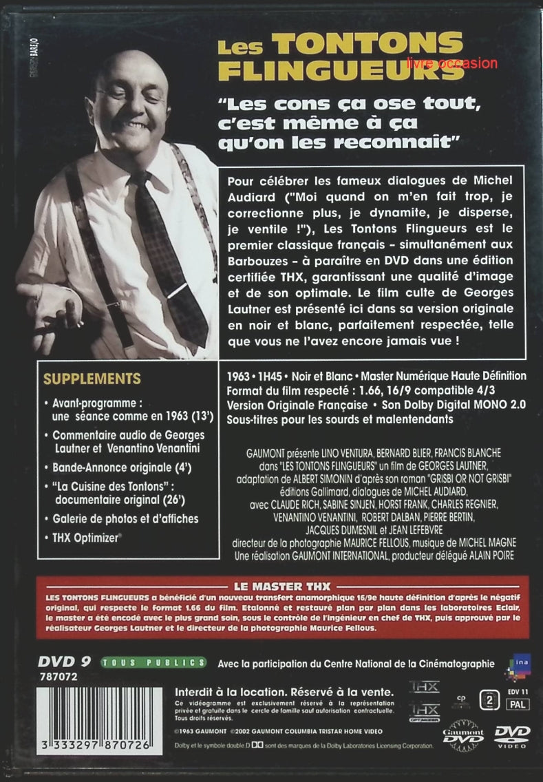Les Tontons flingueurs - Lino Ventura - DVD