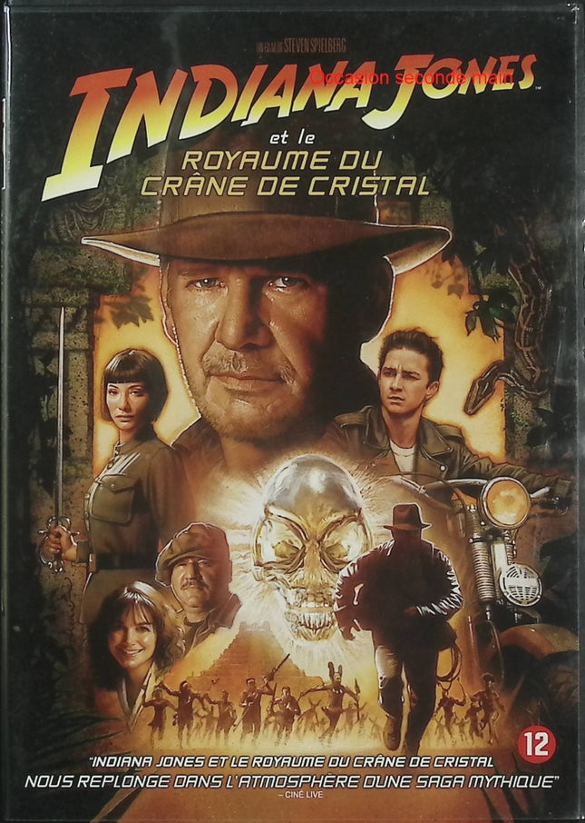 Indiana Jones et le Royaume du Crâne de Cristal DVD Harrison Ford Steven Spielberg Film Aventure – DVD