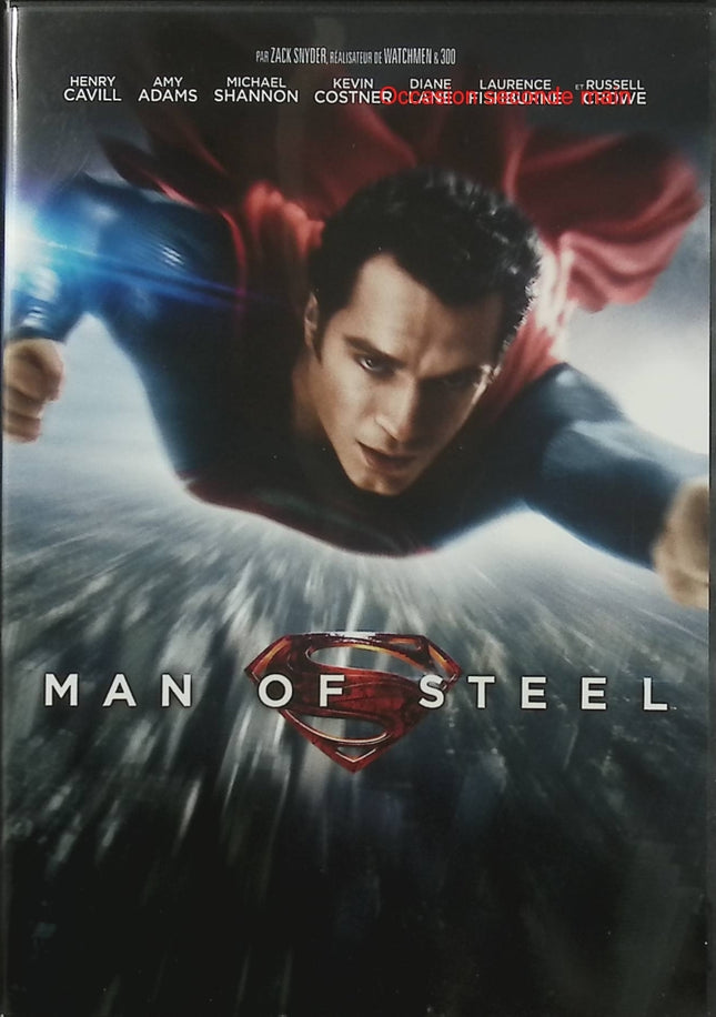 Man of Steel DVD Superman Henry Cavill Amy Adams Zack Snyder Film Action Science-Fiction – DVD