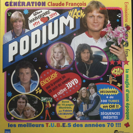 Podium-Génération Claude François - 3 DVD - DVD