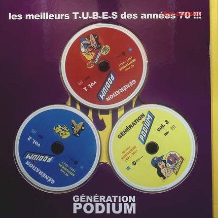 Podium-Génération Claude François - 3 DVD - DVD