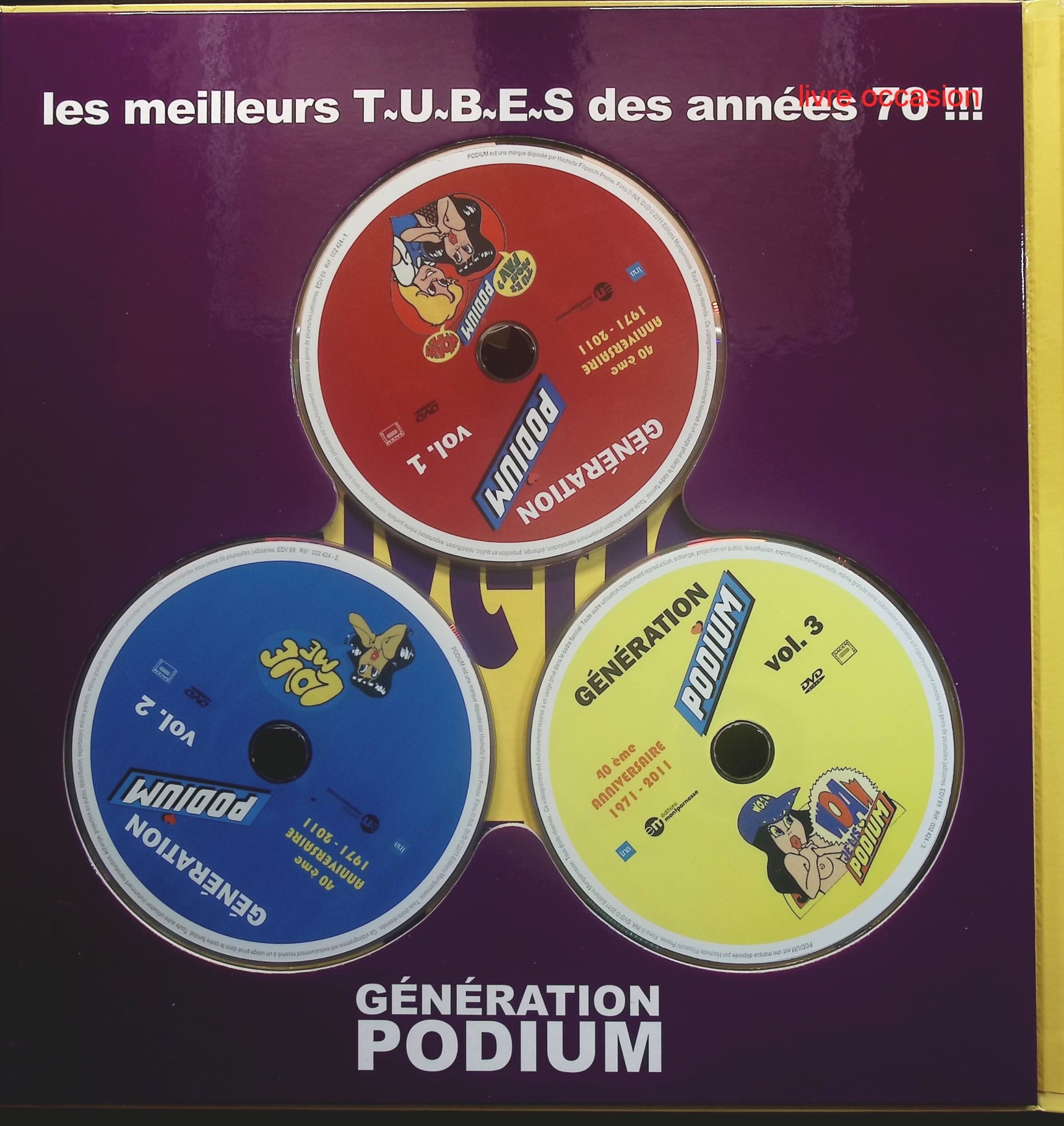 Podium-Génération Claude François - 3 DVD - DVD