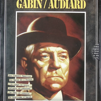 Gabin - Audiard - Le Baron De L'Ecluse - La Cave Se Rebiffe - Le Gentleman D'Epsom - Les Grandes Familles - Un Singe En Hiver - coffret 6 DVD - Jean Gabin, Bernard Blier, Louis de Funès - DVD