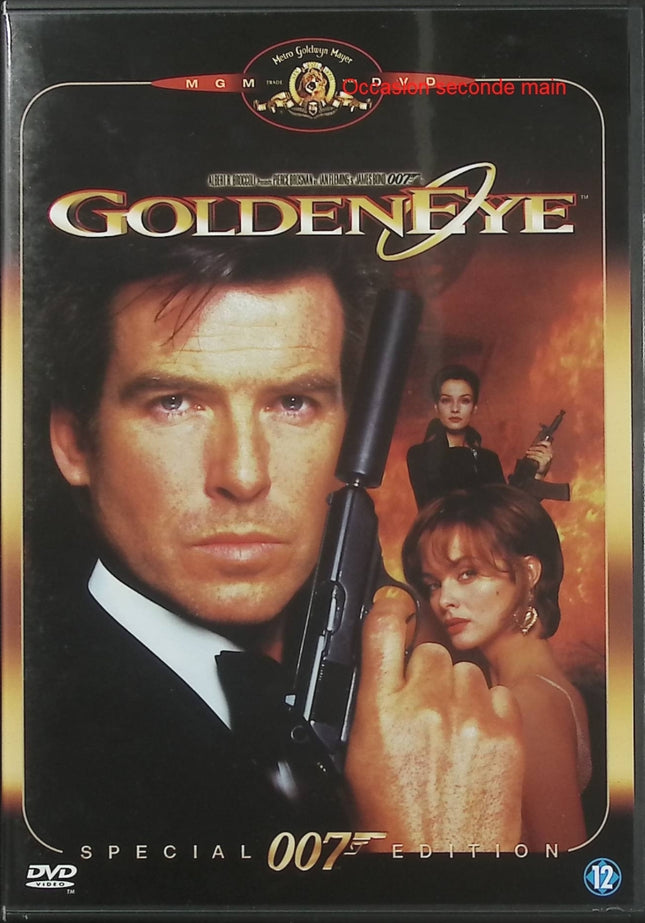 GoldenEye DVD James Bond 007 Pierce Brosnan Sean Bean Izabella Scorupco Film Espionnage Action Occasion – DVD