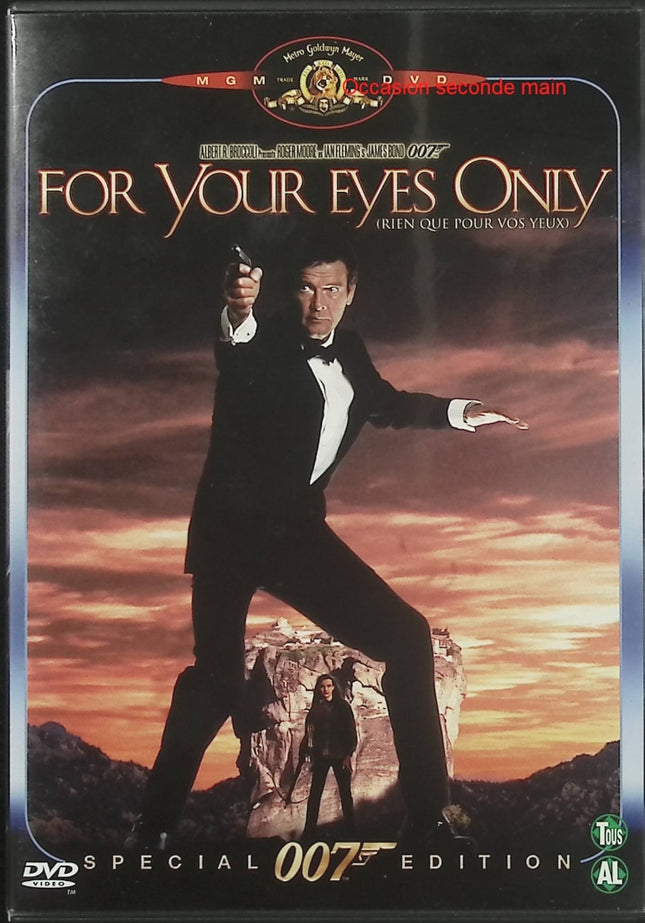 Rien que pour vos yeux DVD James Bond Roger Moore 007 Carole Bouquet Film Espionnage Action Occasion – DVD