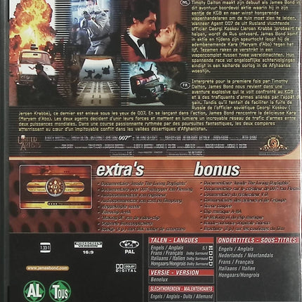 Tuer n'est pas jouer DVD James Bond 007 Timothy Dalton Maryam d'Abo John Glen Espionnage Action – DVD