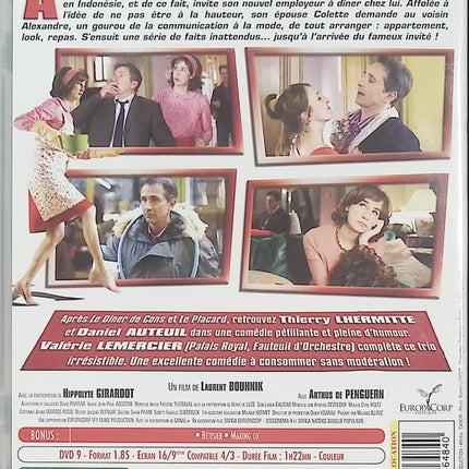 L’Invité DVD – Daniel Auteuil, Valérie Lemercier, Thierry Lhermitte – Comédie française – DVD