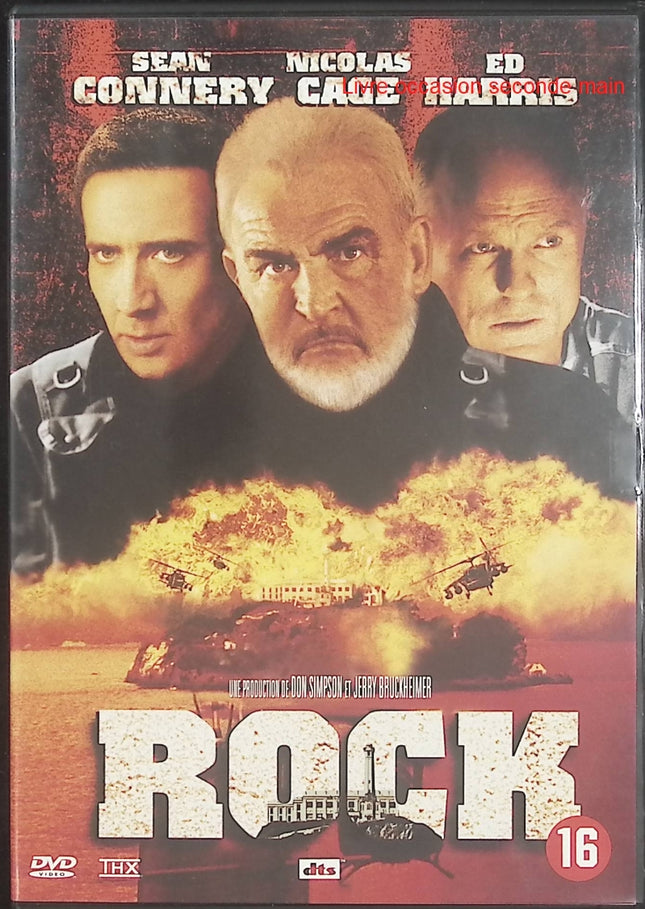 Rock DVD – Sean Connery, Nicolas Cage, Ed Harris – Michael Bay – Film action Alcatraz – DVD