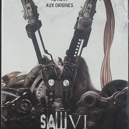 Saw VI DVD Tobin Bell Jigsaw Film Horreur Thriller Psychologique Gore Saga Saw – DVD