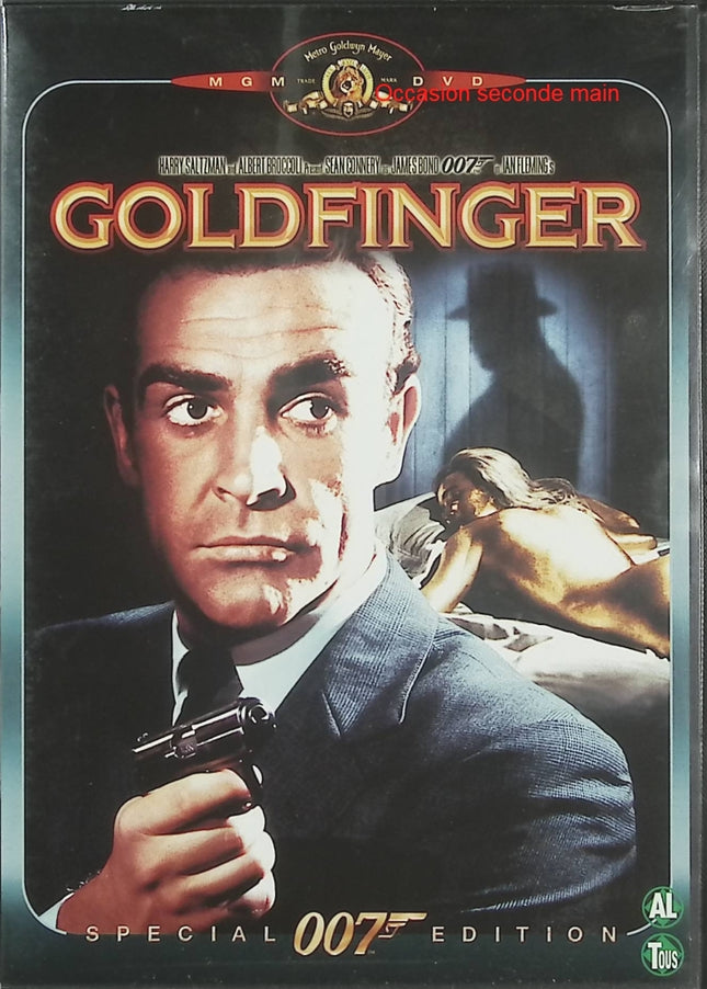 Goldfinger DVD James Bond 007 Sean Connery Gert Fröbe Honor Blackman Film Espionnage Action Occasion – DVD