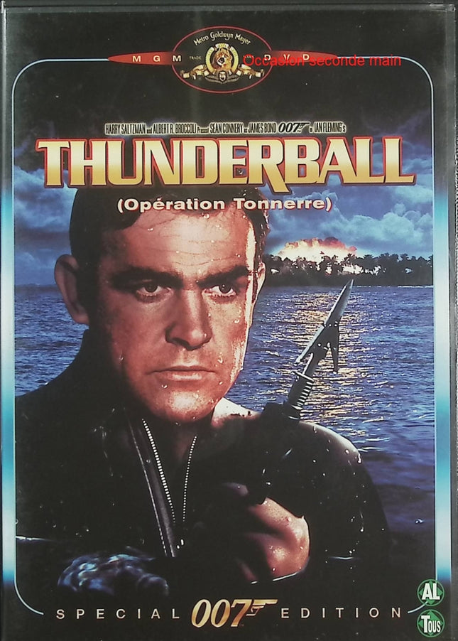 Opération Tonnerre DVD James Bond 007 Sean Connery Claudine Auger Adolfo Celi Film Espionnage Action Occasion – DVD