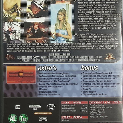 Dangereusement vôtre DVD James Bond 007 Roger Moore Christopher Walken Grace Jones Film Espionnage Action – DVD
