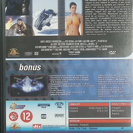 Meurs un autre jour DVD James Bond 007 Pierce Brosnan Halle Berry Toby Stephens Film Espionnage Action Occasion – DVD