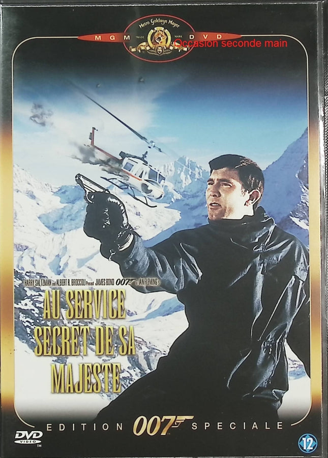Au Service Secret de Sa Majesté DVD James Bond 007 George Lazenby Diana Rigg Film Espionnage Action Occasion – DVD