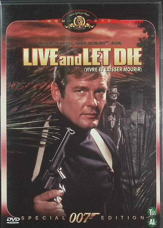 Vivre et laisser mourir DVD James Bond 007 Roger Moore Jane Seymour Yaphet Kotto Film Espionnage Action – DVD