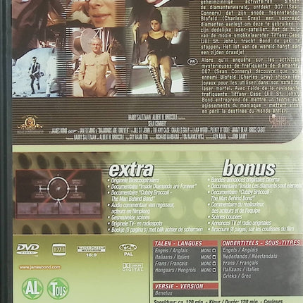 Les Diamants sont éternels DVD James Bond 007 Sean Connery Jill St John Charles Gray Espionnage Action Occasion – DVD