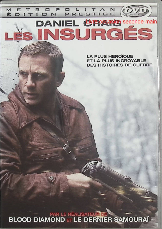 Les Insurgés DVD Édition Prestige – Daniel Craig, Liev Schreiber – Guerre, résistance, Seconde Guerre mondiale – DVD