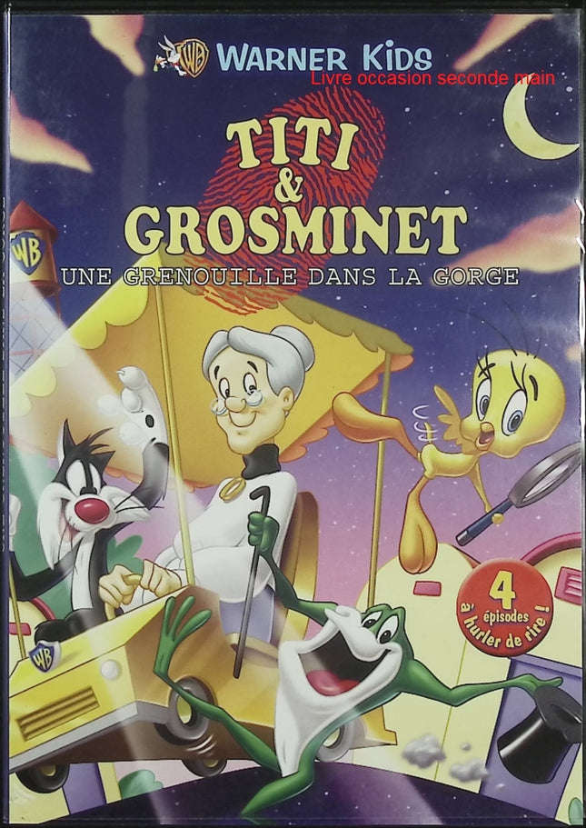 Titi & Grosminet DVD – Une grenouille dans la gorge – Warner Bros, cartoon, humour, enfants – DVD