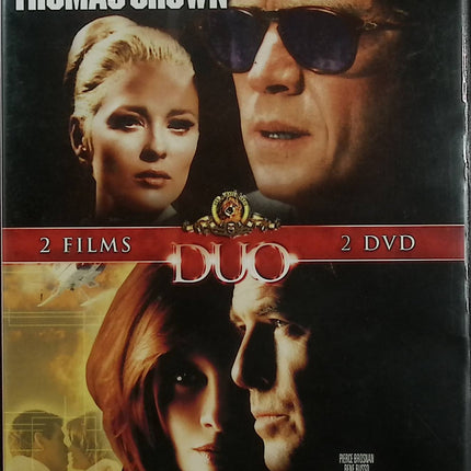 L’Affaire Thomas Crown + Thomas Crown Coffret 2 DVD Steve McQueen Pierce Brosnan Faye Dunaway – DVD