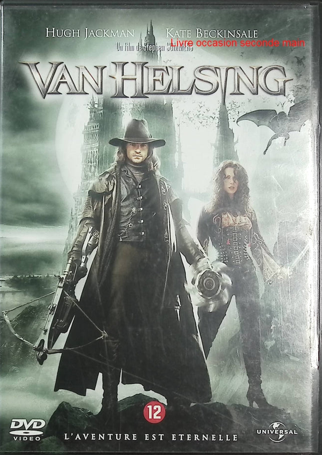 Van Helsing DVD – Hugh Jackman, Kate Beckinsale – Dracula, vampires, monstres, action, fantastique – DVD
