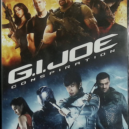 G.I. Joe 2 Conspiration DVD Dwayne Johnson Bruce Willis Channing Tatum Film Action Science-Fiction – DVD