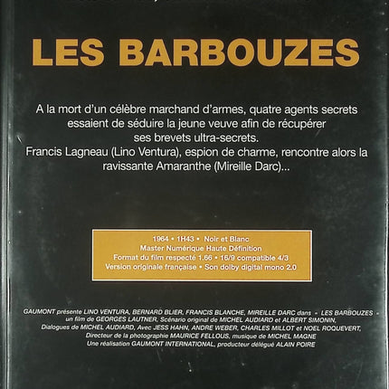 Les Barbouzes DVD film comédie espionnage français Lino Ventura, Bernard Blier, Francis Blanche - DVD