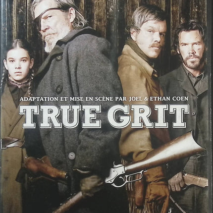 True Grit – Jeff Bridges, Matt Damon – DVD western américain, film d'aventure et de vengeance dans le Far West réalisé par les frères Coen – DVD