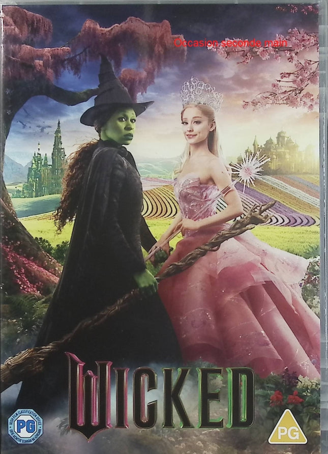 Wicked DVD Cynthia Erivo Ariana Grande Jeff Goldblum Film Musical Fantastique Oz – DVD en Anglais