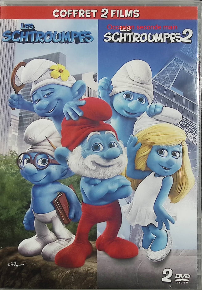 Les Schtroumpfs + Les Schtroumpfs 2 DVD Coffret 2 Films Animation Famille Schtroumpfs – DVD