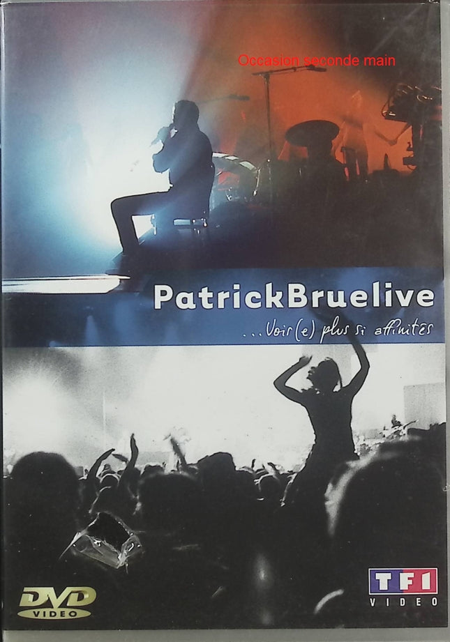 Patrick Bruel Live DVD Concert Spectacle Concert Live Chansons Françaises Variété Française – DVD