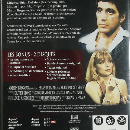 Scarface Édition Collector 2 DVD – Al Pacino – Film culte gangster mafia crime américain - DVD