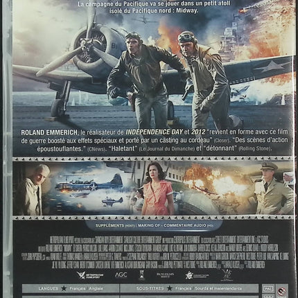 Midway DVD – Bataille du Pacifique, Seconde Guerre mondiale, aviation, guerre, film historique – DVD