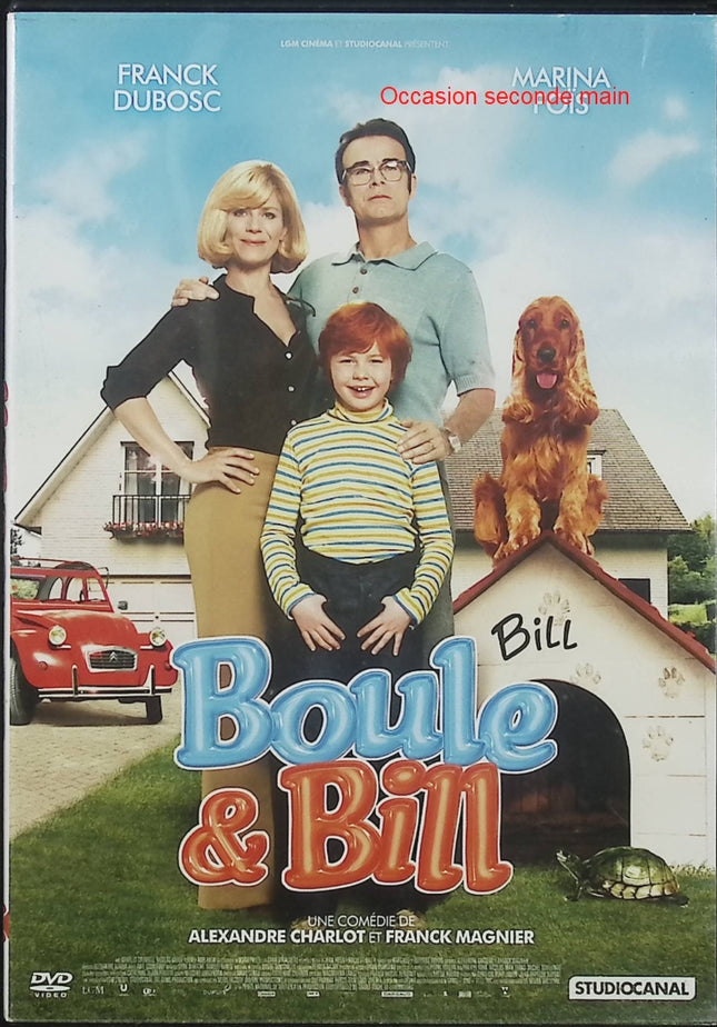 Boule & Bill DVD Franck Dubosc Marina Foïs Film Famille Comédie Chien Bande Dessinée – DVD