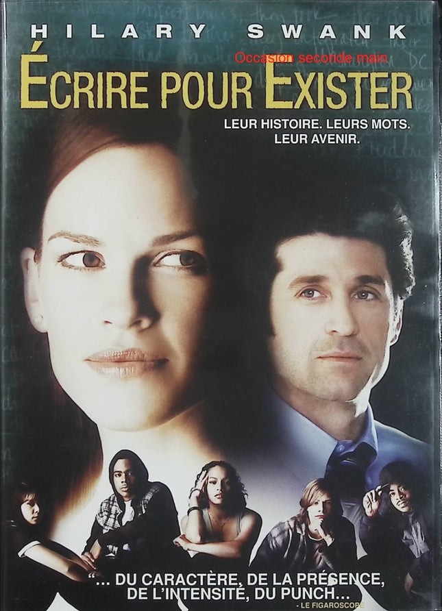 Écrire pour exister DVD Hilary Swank Patrick Dempsey Drame École Enseignante Tolérance – DVD