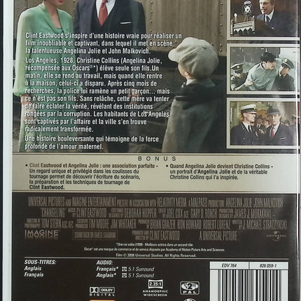 L’Échange DVD – Angelina Jolie, Clint Eastwood – Drame, disparition d’enfant, enquête, thriller – DVD
