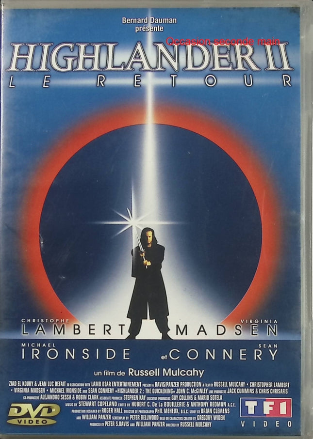 Highlander 2 Le Retour – Christophe Lambert – DVD film fantasy science-fiction aventure culte - DVD