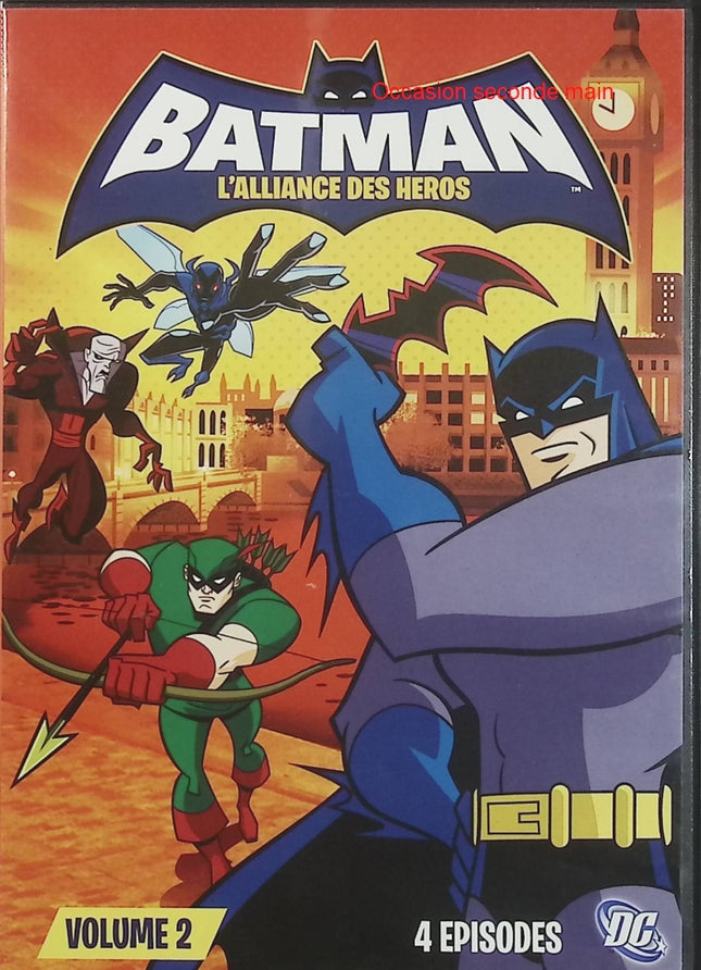 Batman L’Alliance des Héros Volume 2 DVD DC Comics Animation Green Arrow Blue Beetle – DVD