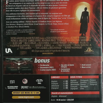 Stigmata – Patricia Arquette, Gabriel Byrne – DVD occasion thriller surnaturel culte - DVD
