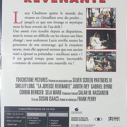La Joyeuse revenante DVD d’occasion – comédie fantastique américaine Shelley Long Gabriel Byrne Judith Ivey - DVD