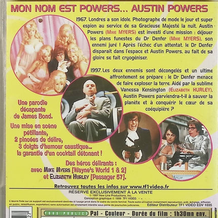 Austin Powers – Agent très, très spécial – Mike Myers – DVD comédie espionnage parodie film culte - DVD